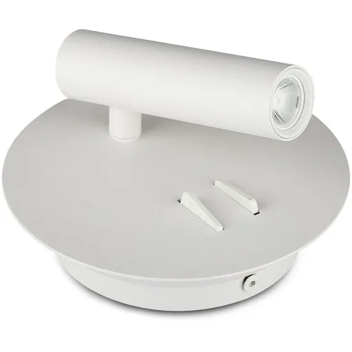 VT-2963 LED-Wandleuchte - Weiß - 3W - 180 Lumen - 3000K - Ideal für neben Ihrem Bett