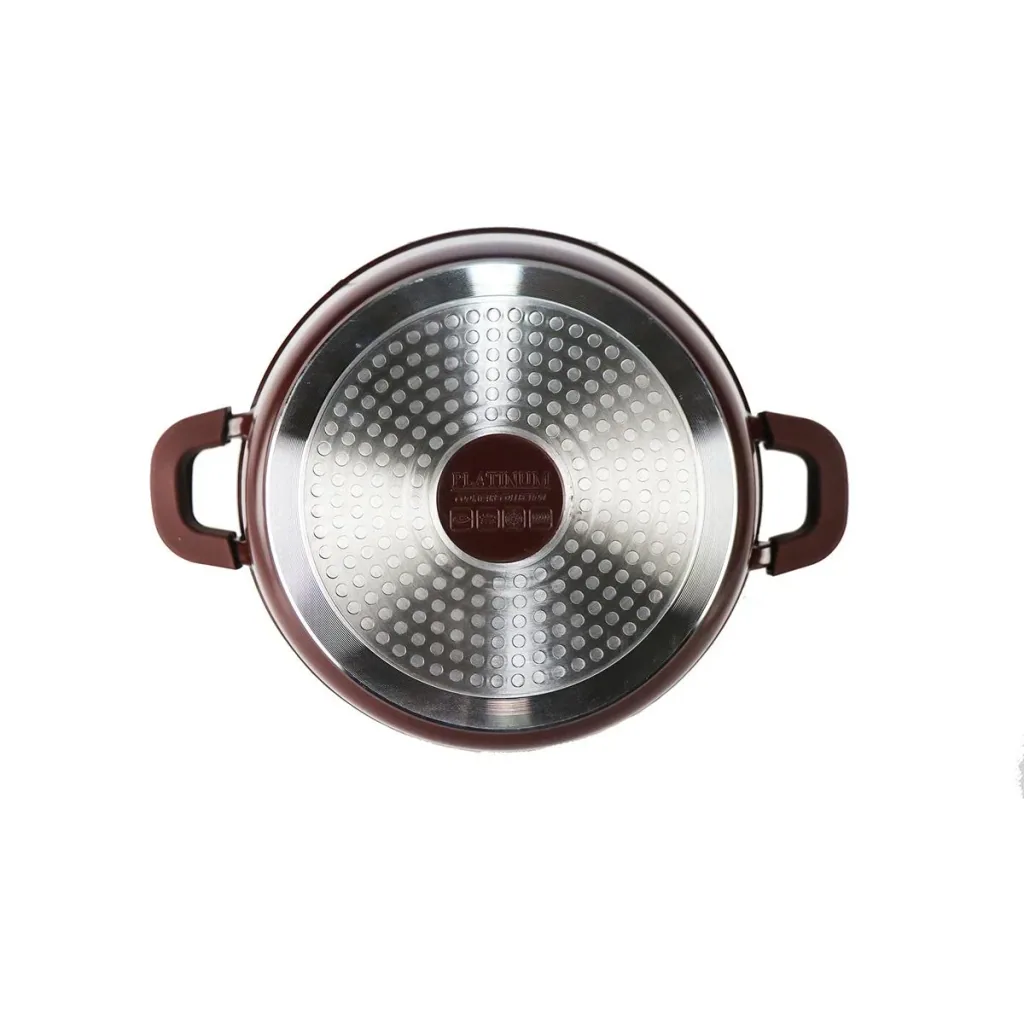 Bratentopf/Bräter - mit Deckel - 28 cm - Burgunderrot