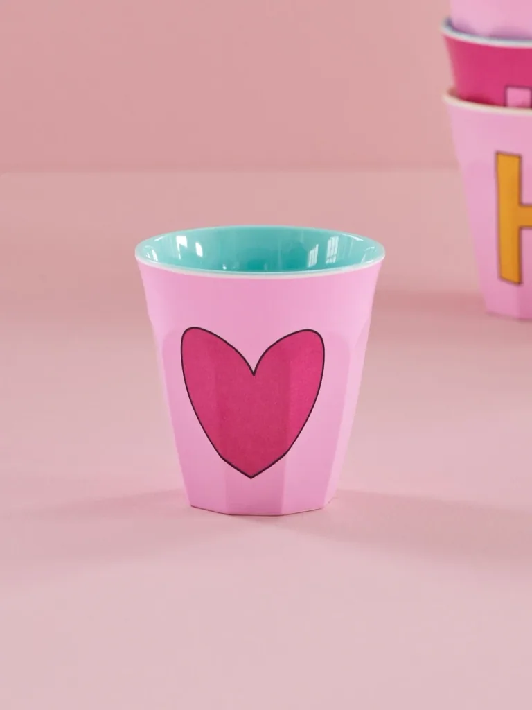 RICE Becher - Heart, 250 ml, Melamine