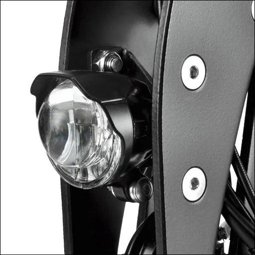 E-Roller "Evoking" Safety 20 km/h inklusive Blinkanlage und Gepäck-Case schwarz