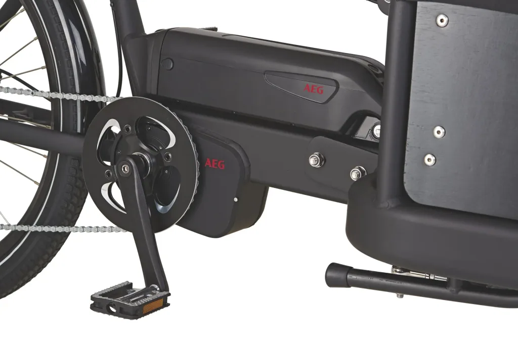 Unisex E-Bike 20"/26 Zoll, Rahmenhöhe 48 cm, 8-Gang Kettenschaltung, schwarz matt, CARGO Plus 22.ETL.10