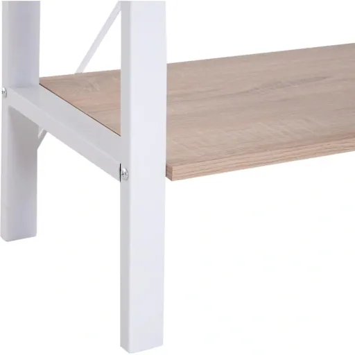 Standregal Leiterregal Stufenregal Bücherregal Blumenregal Holz Vintage 4 Fächer 80 x 33 x 133,5 cm