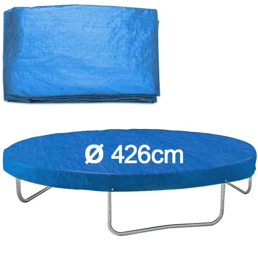 Trampolin Abdeckung blau Ø426cm