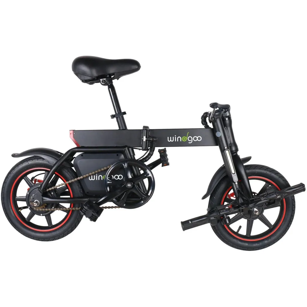 Windgoo B-20 Elektrisches Faltrad - Geschwindigkeit 25 km/h - 15 km Reichweite - Scheibenbremsen