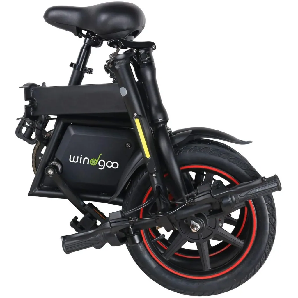 Windgoo B-20 Elektrisches Faltrad - Geschwindigkeit 25 km/h - 15 km Reichweite - Scheibenbremsen