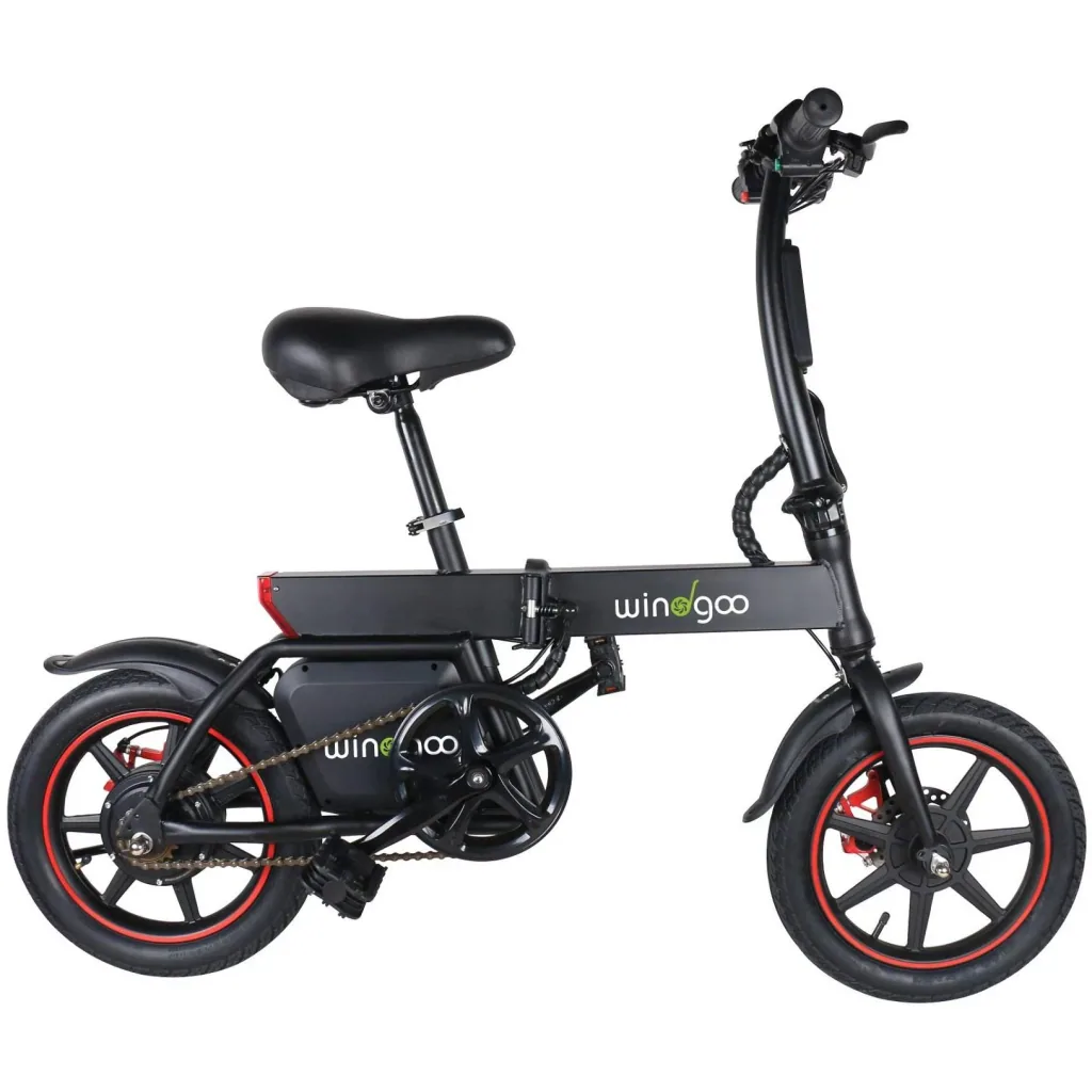 Windgoo B-20 Elektrisches Faltrad - Geschwindigkeit 25 km/h - 15 km Reichweite - Scheibenbremsen