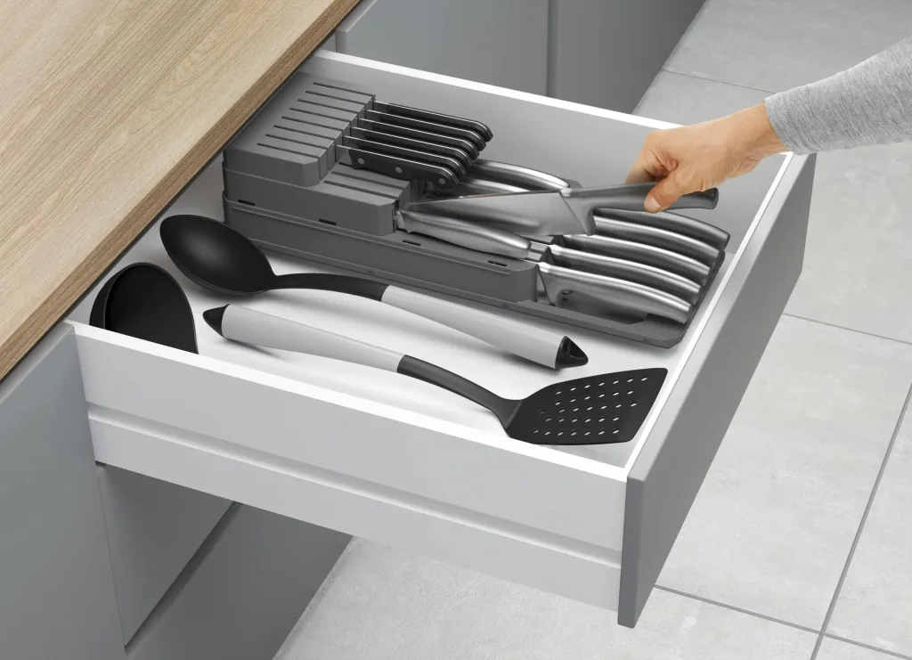 Messer-Organizer, Blade-Fit