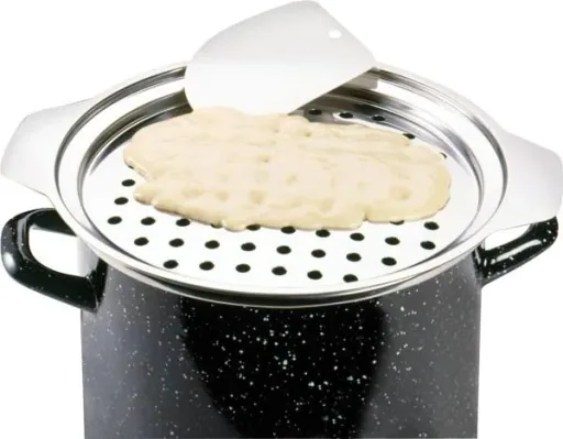 Spätzle-Set aus Edelstahl + Teigschaber, für 24/28cm Töpfe