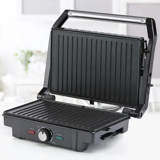 Kontaktgrill aus Edelstahl