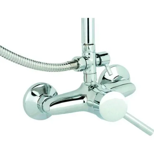 Brausegarnitur - Regendusche - Handbrause - Chrom