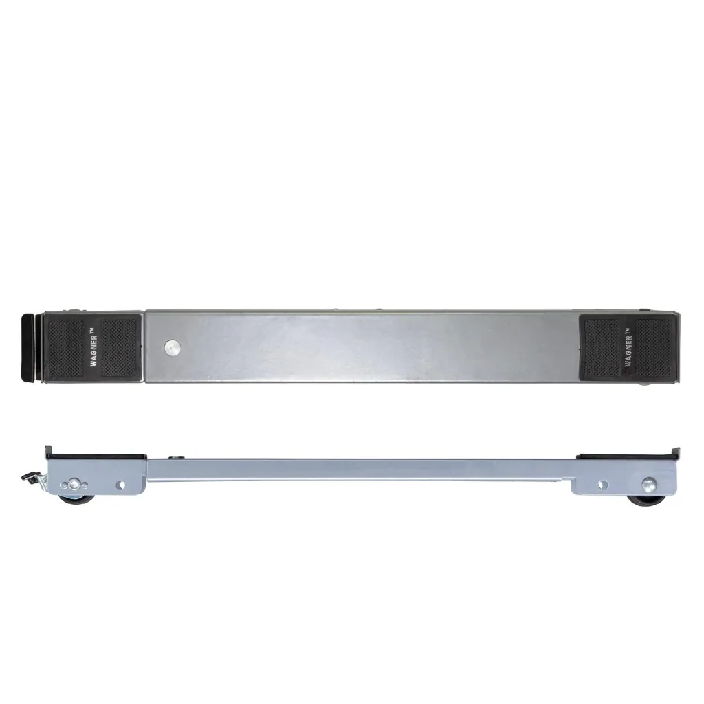 Transportschiene MM 1197 2 teilig, 45-70 cm, ausziehbar, 4 Bockrollen Ø 30 mm, Feststeller, Tragkraft 150 kg