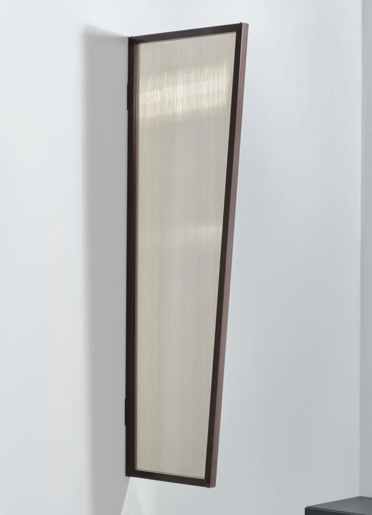 Seitenblende für B2 PC Bronce, 1750 x 600 x 450 mm, Farbe braun