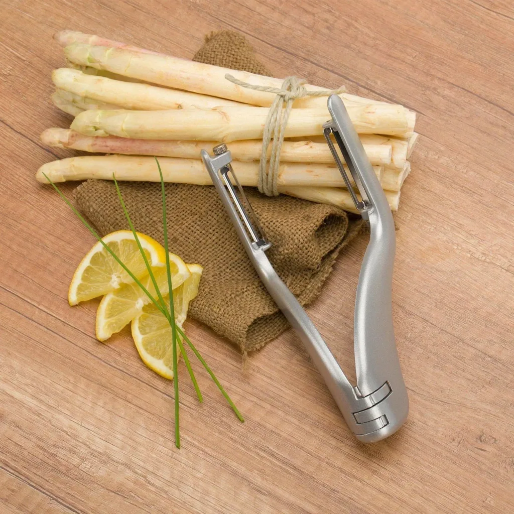 Gemüse-Doppelschäler, Spargel-Schäler, „Peel Star Alu“