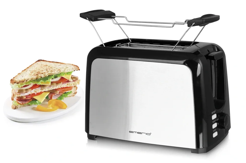 Toaster "TO-123924", Doppelschlitz, Edelstahl, 750 Watt