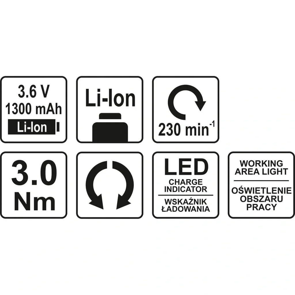 Bohrmaschine - 1,3Ah - 230rpm