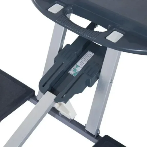 Campingtisch Alu Klappbar Schwarz 4 Personen