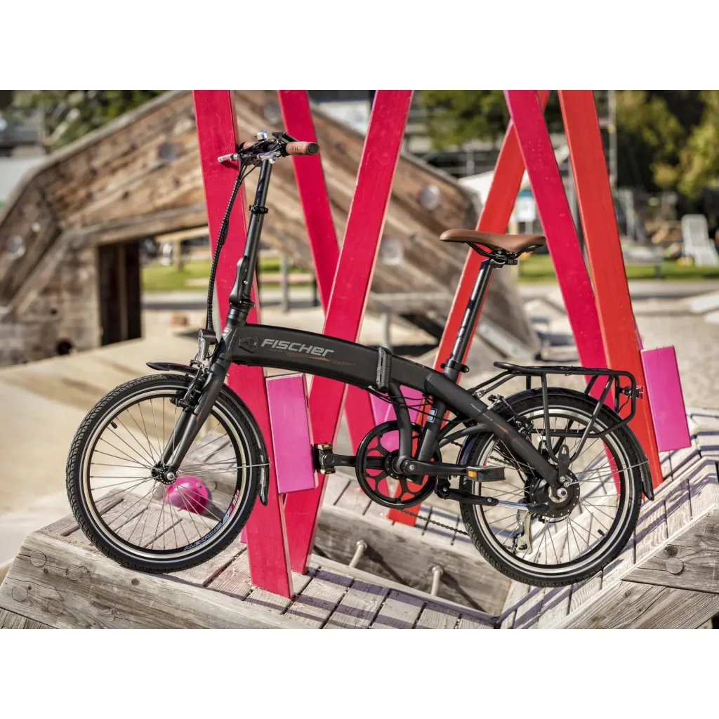 Unisex E-Bike Faltrad, 20 Zoll, Rahmengröße 30 cm, 7-Gang Kettenschaltung, schwarz matt, FR18