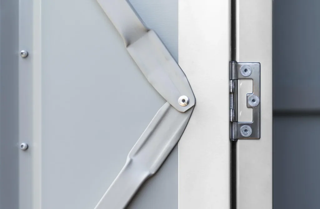 Gerätehaus Wand-Zierde Lean To 56, silber metallic