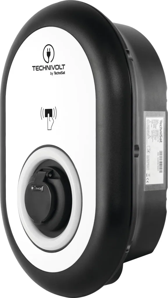 Ladestation TECHNIVOLT 100, 11 kW mit integrierter Ladesteckdose Nach IEC 62196-2 Typ 2