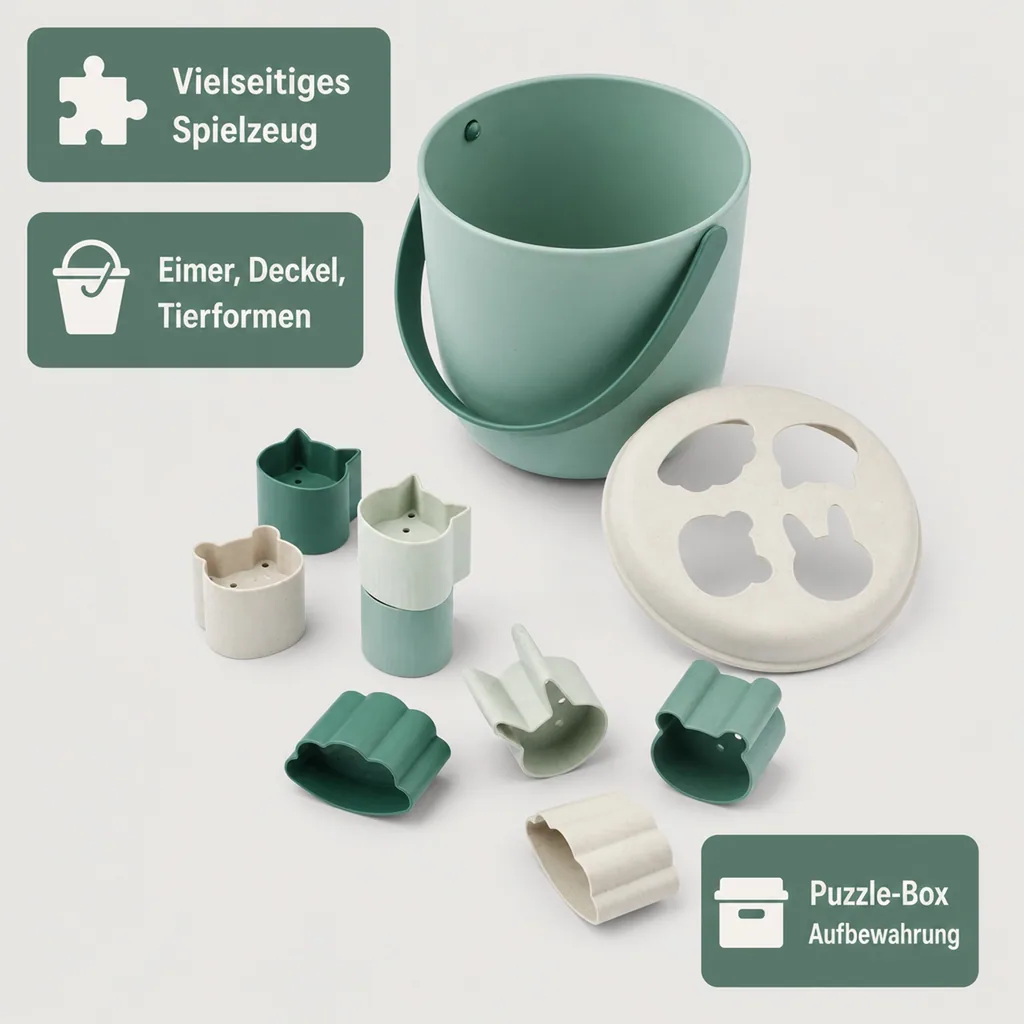 Liewood Sandförmchen Set, Strandpuzzle - Jorn