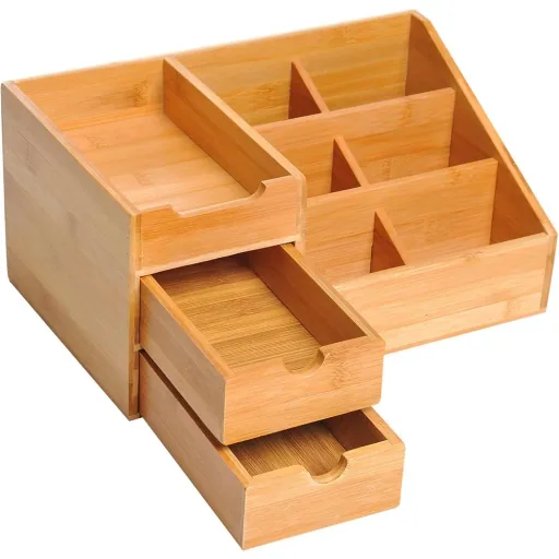 Schreibtischorganizer mit 2 Schubladen