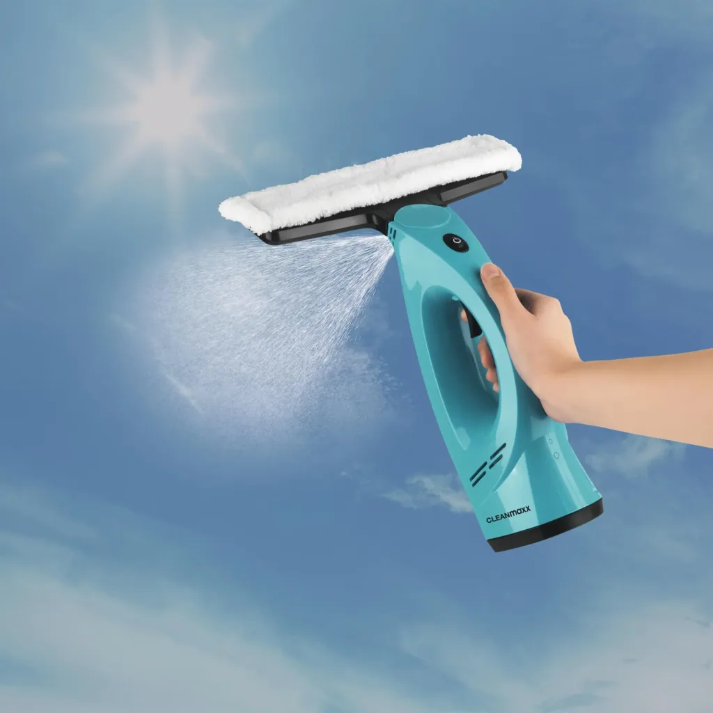 Akku Fensterreiniger 3in1 - Fenstersauger mit Sprüher - Einschäumer - Abzieher