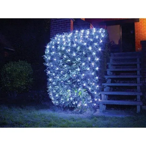 Vellight Netzbeleuchtung - 2x2m - 144 LED- Kaltweiß - Innen und Außen