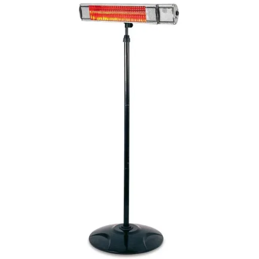 Heizung - Infrarot-Lampe - Terrassenheizung - innen und außen - 2000W - 24m² - IP55 - Mit Fernbedienung