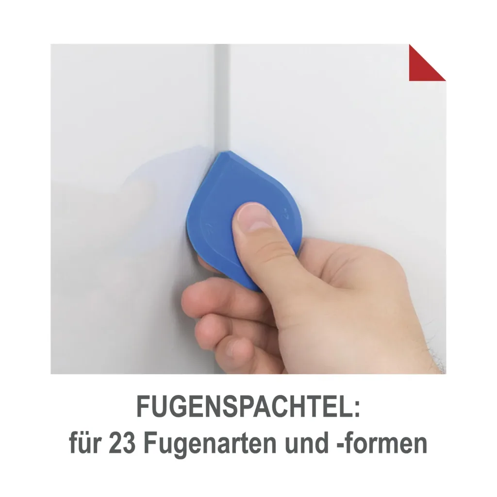 Silikonentferner 5 in 1, 20 cm grau/rot