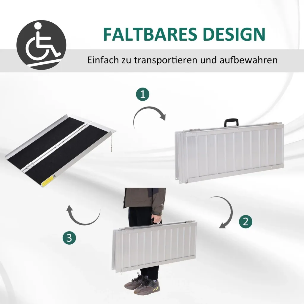 Rollstuhlrampe faltbar