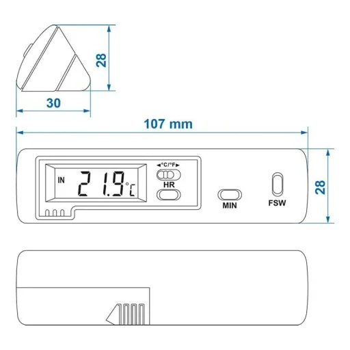 Innen- und Außen-Thermometer