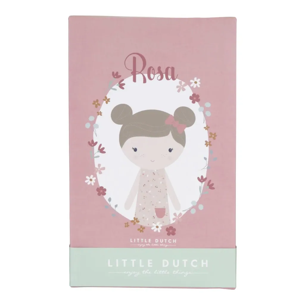 Little Dutch Stoffpuppe, Kuschelpuppe - Rosa, 50 cm