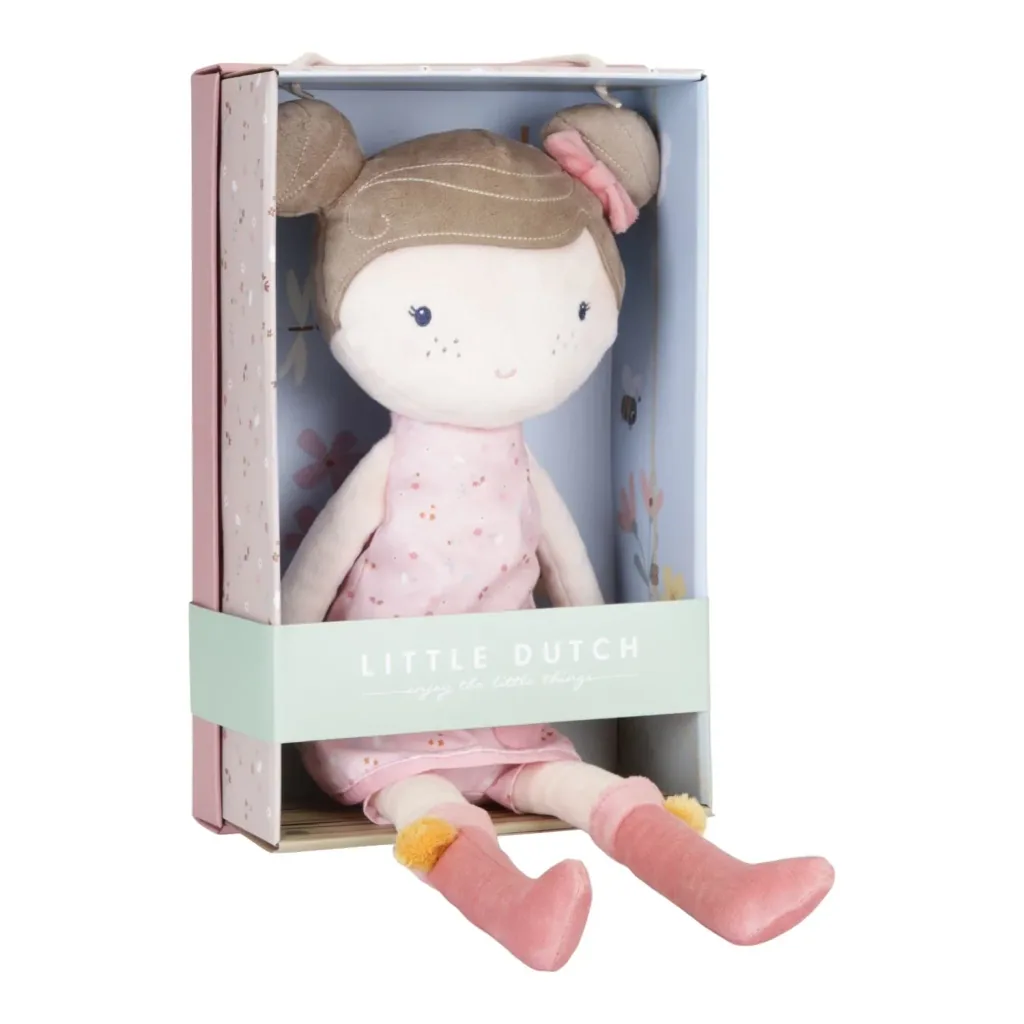 Little Dutch Stoffpuppe, Kuschelpuppe - Rosa, 50 cm