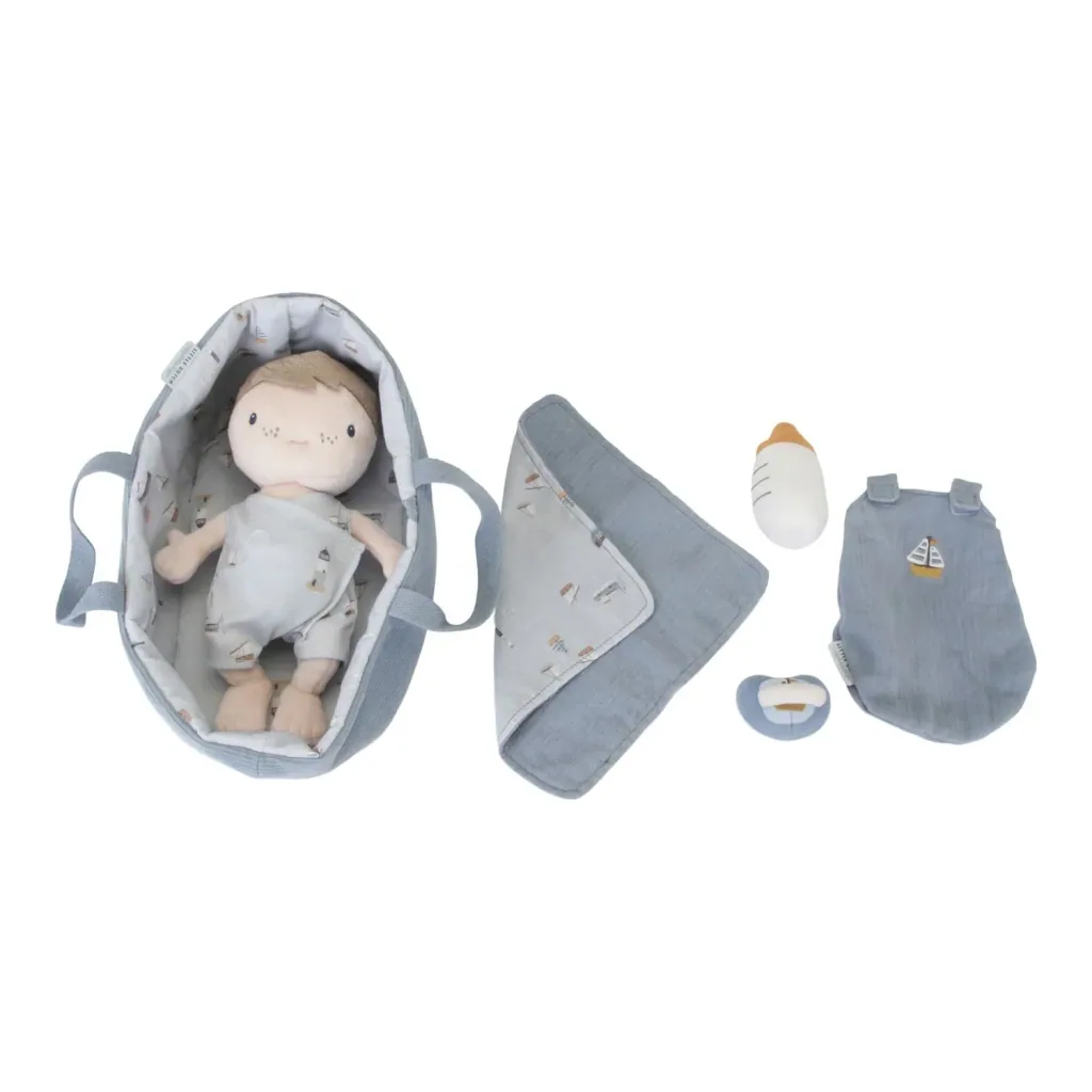 Little Dutch Babypuppe, Stoffpuppe - Jim, zum Kuscheln und Pflegen
