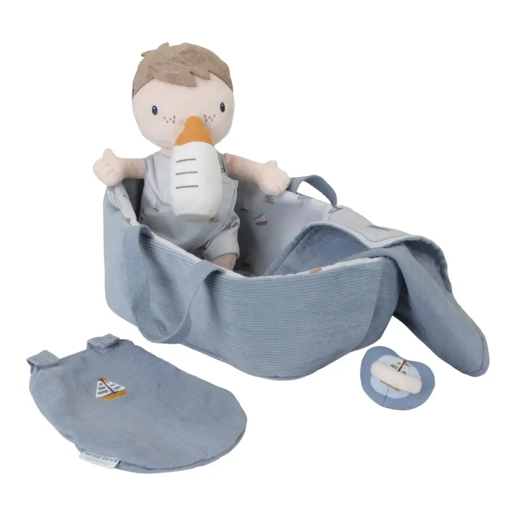 Little Dutch Babypuppe, Stoffpuppe - Jim, zum Kuscheln und Pflegen