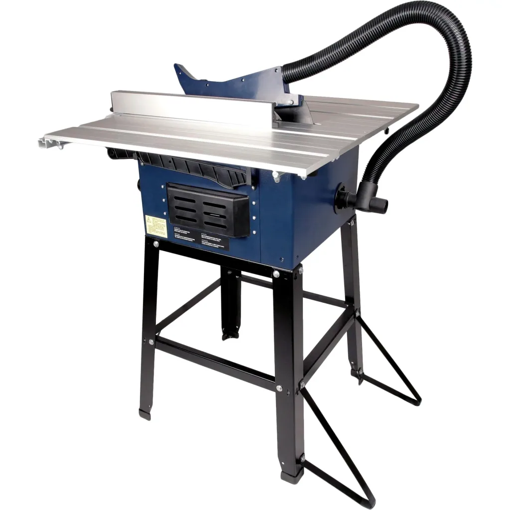 TSM1033 Tischkreissäge 1800W - 250mm - Winkelanschlag und Parallelführung - Vakuum-Adapter - Inkl. T40 Sägeblatt