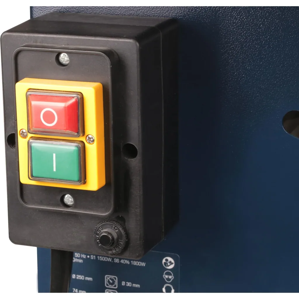TSM1033 Tischkreissäge 1800W - 250mm - Winkelanschlag und Parallelführung - Vakuum-Adapter - Inkl. T40 Sägeblatt