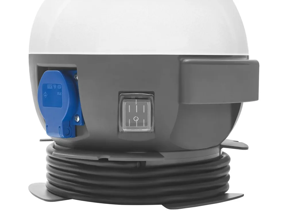 LED Arbeitsleuchte Future Ball 20W, mit Steckdose