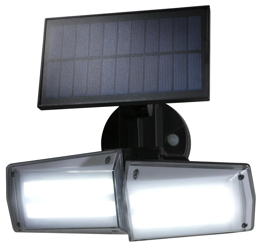 Solar LED Fluter mit Mikrowellen Sensor