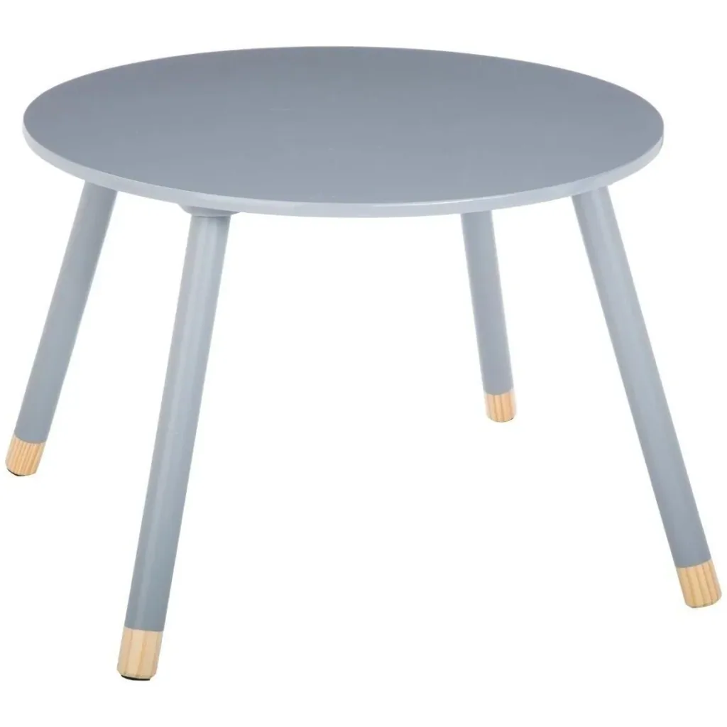 NL SET - 2x Hochstuhl und Hochtisch - Grau