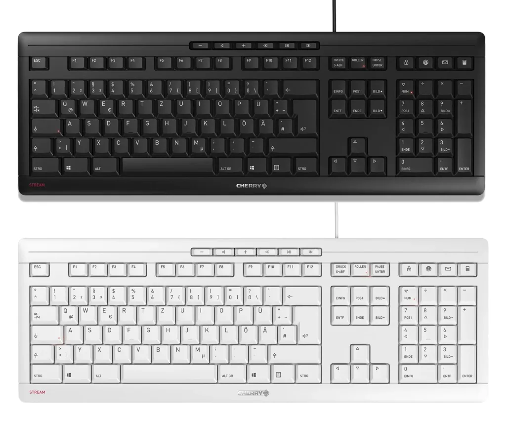 Kabelgebundene Tastatur STREAM KEYBOARD grau