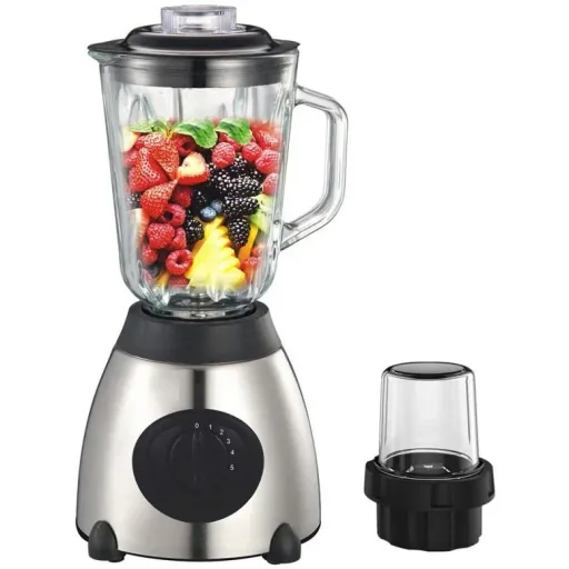 Mixer - 5 Geschwindigkeitsstufen - 1,5 l - 1000 W - Edelstahl
