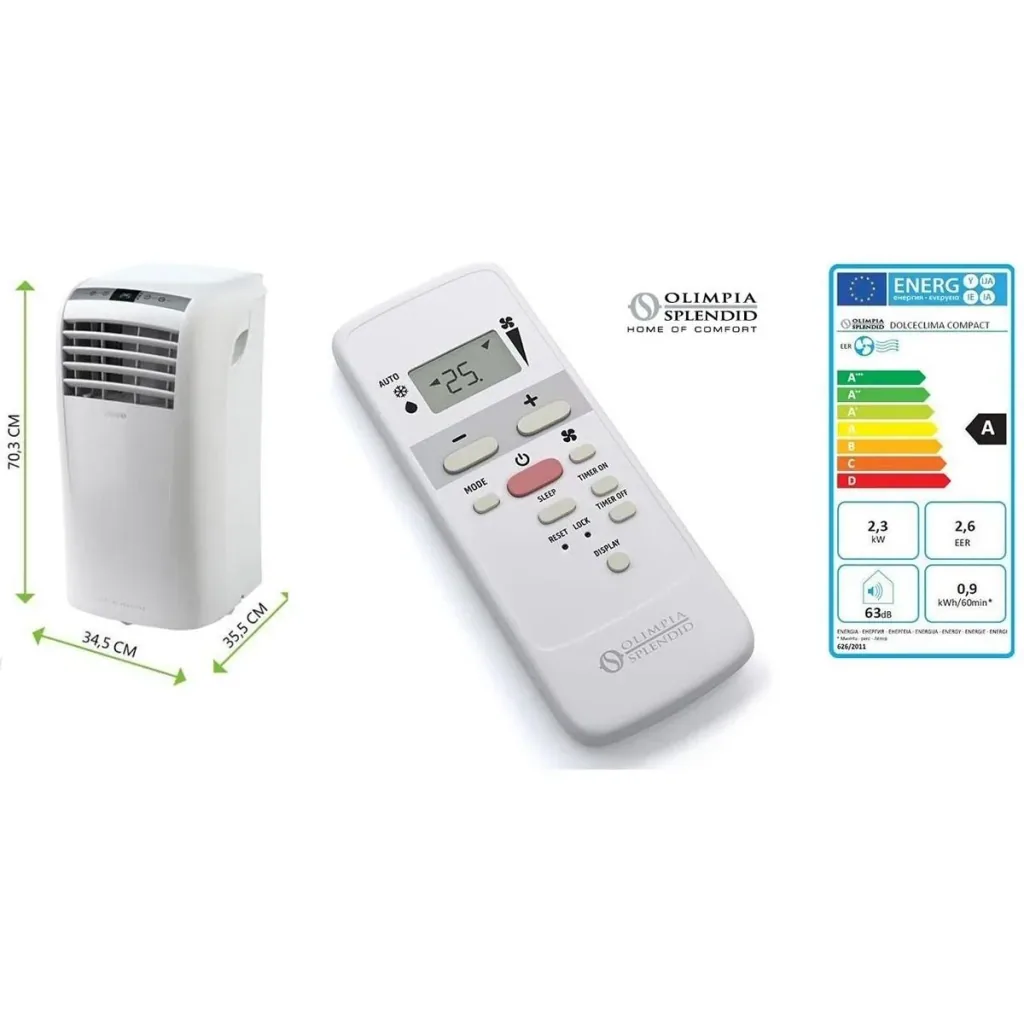 Splendid Dolceclima Compact 9 P - Mobiles Klimagerät 9.000 BTU/h