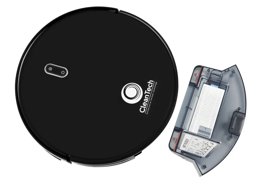 Saug- und Wischroboter 2in1 + Turbobürste, schwarz TKGRVC1004ABPB