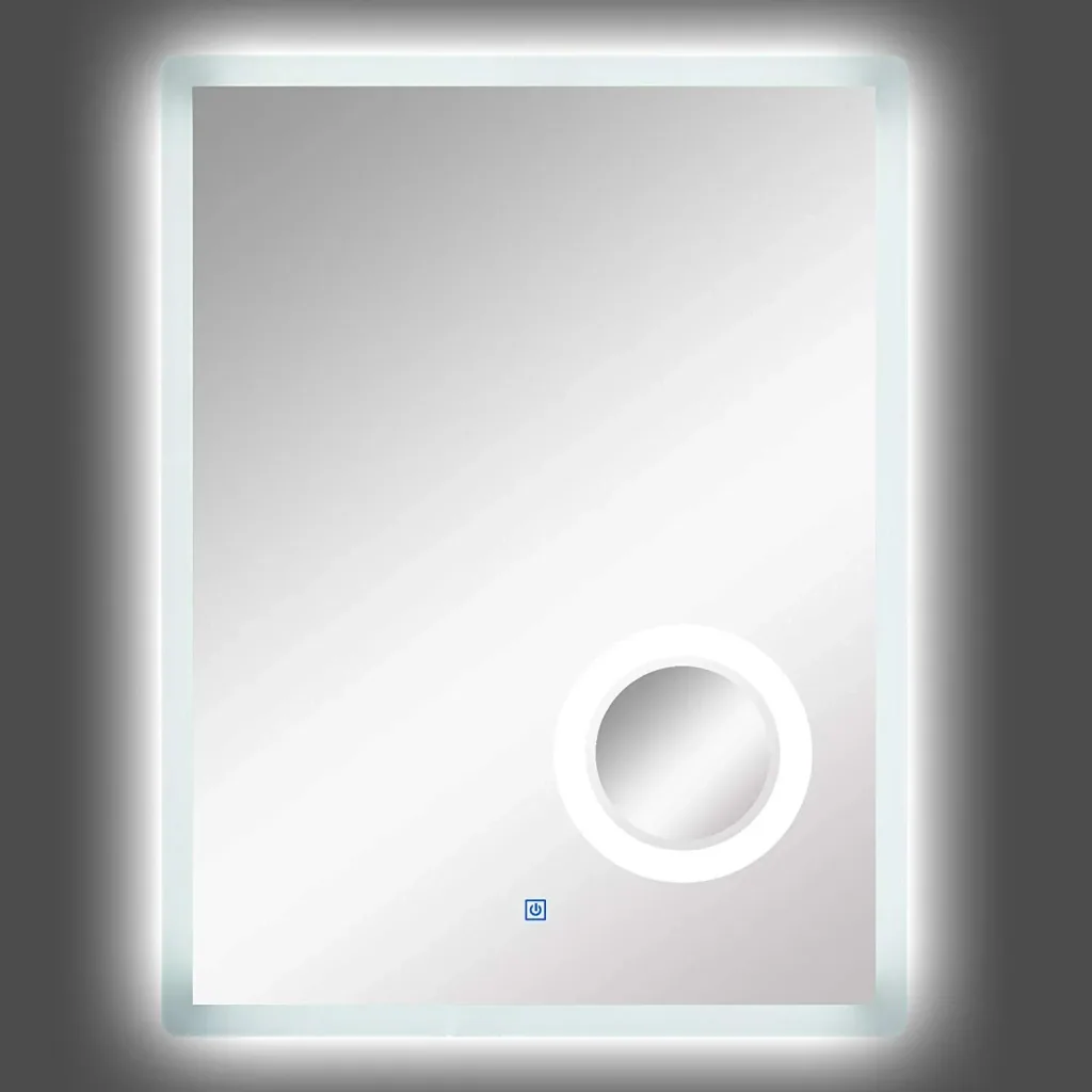 kleankin® LED Badspiegel Badezimmerspiegel Beleuchtung 65W 80x60cm