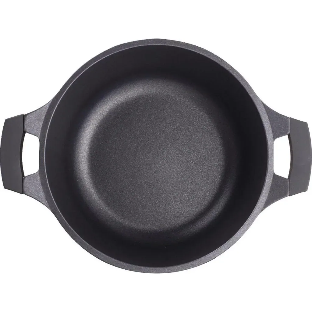Kasserolle - mit Glasdeckel - 36 cm - Schwarz