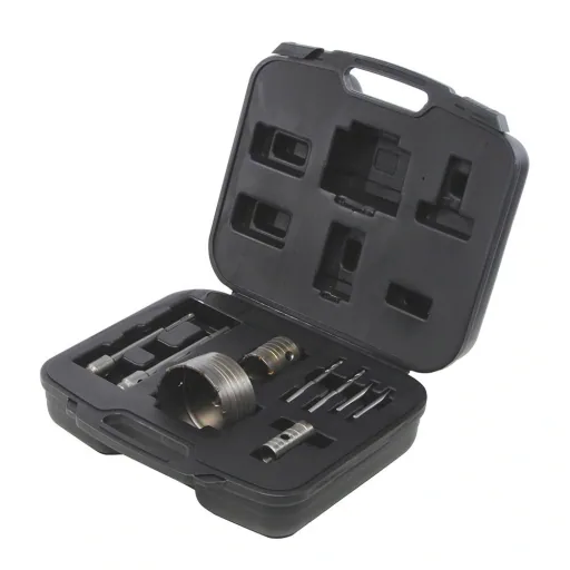 9-teiliges TCT-Bohrkronen-Set 30, 50 und 110 mm