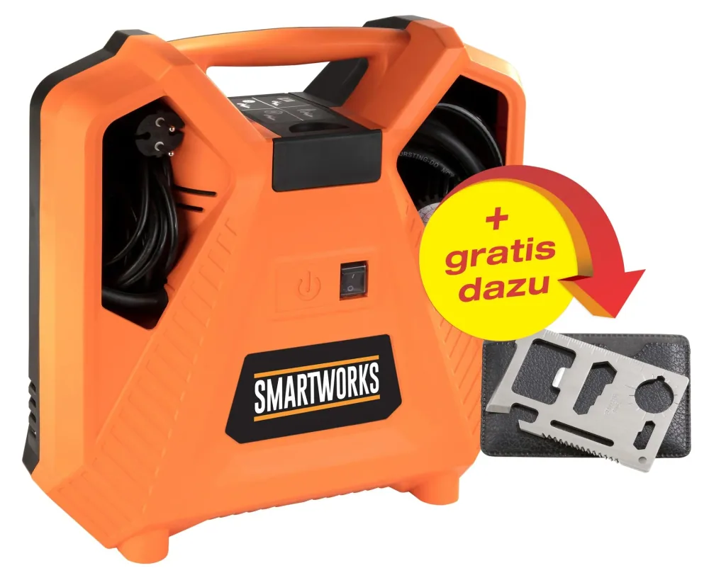 Kompressor "Air Box" 1100 Watt + Gratis dazu SCHECKKARTEN MULTI-TOOL