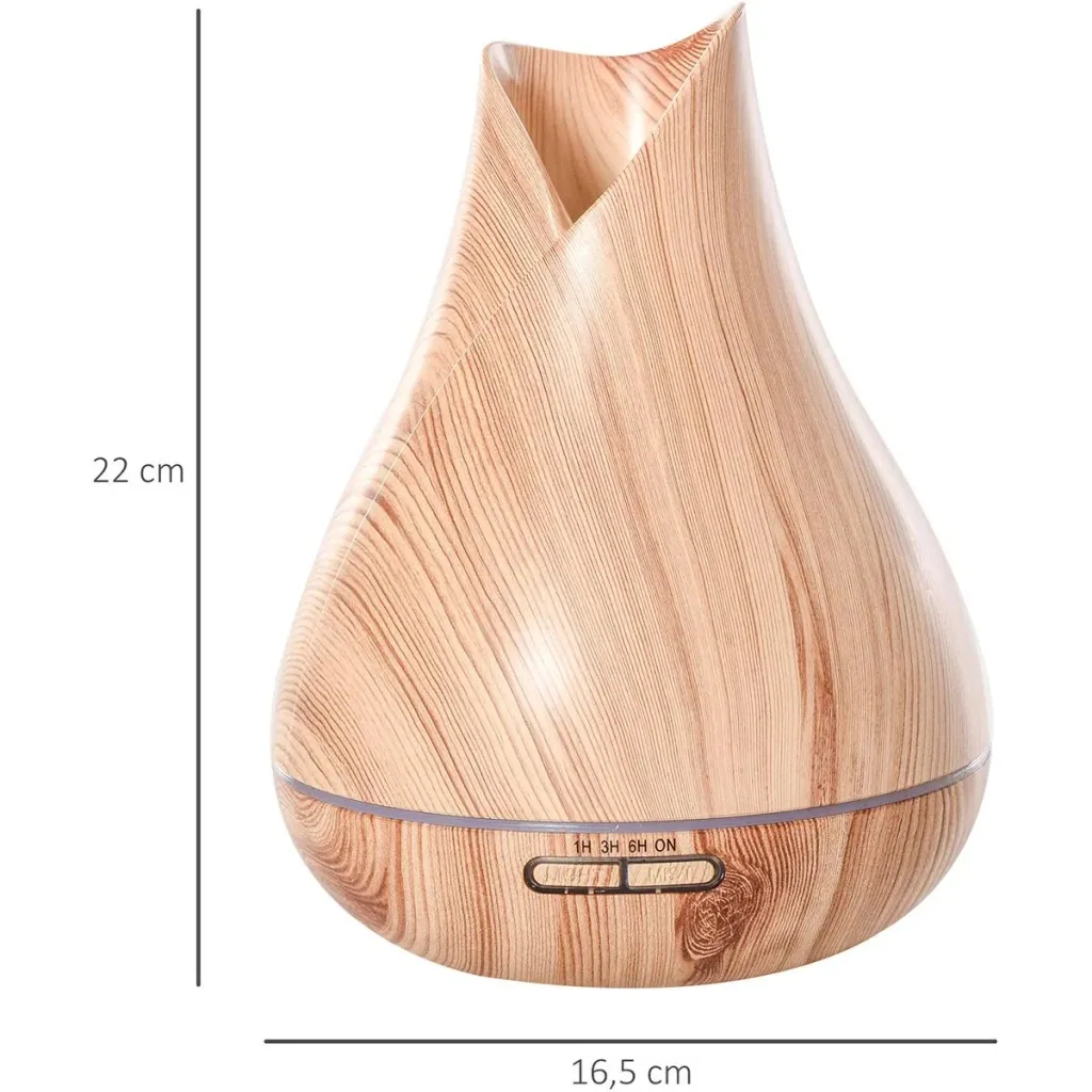 Aroma Diffuser für ätherische Öle mit LED natur