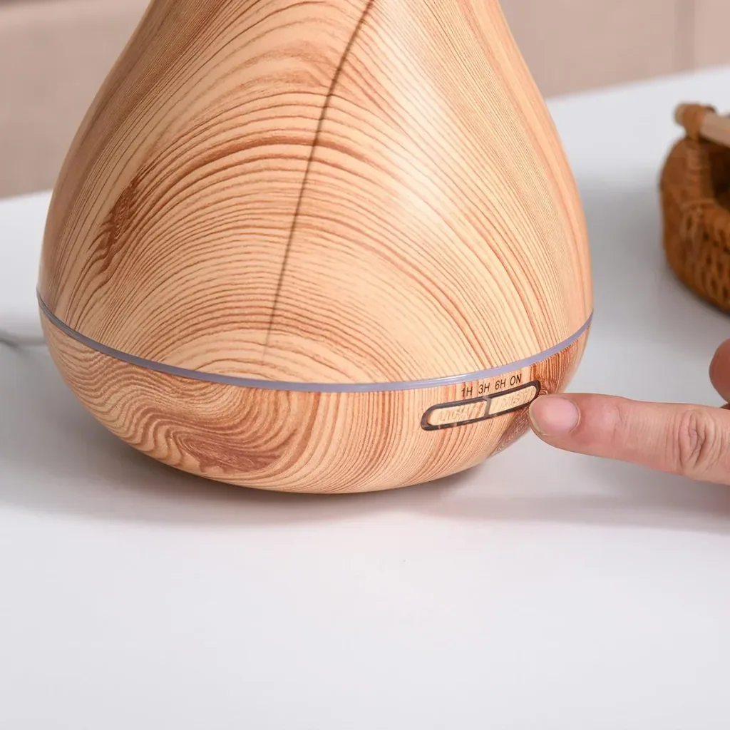 Aroma Diffuser für ätherische Öle mit LED natur